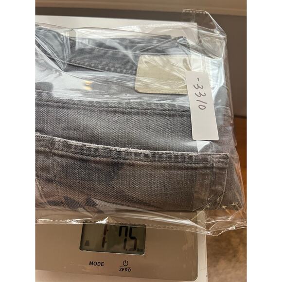 AG Men's The Graduate Tailored Leg Jeans Black Sz 34 - Picture 15 of 15